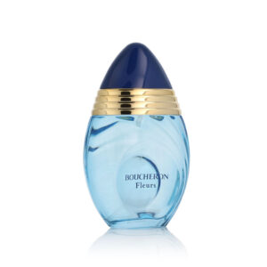 Boucheron Fleurs, eau de parfum femme, parfum oriental floral, parfum mandarine, parfum vanille, parfum frangipanier, fragrance moderne 2019, flacon bleu Boucheron, cadeau parfum femme.