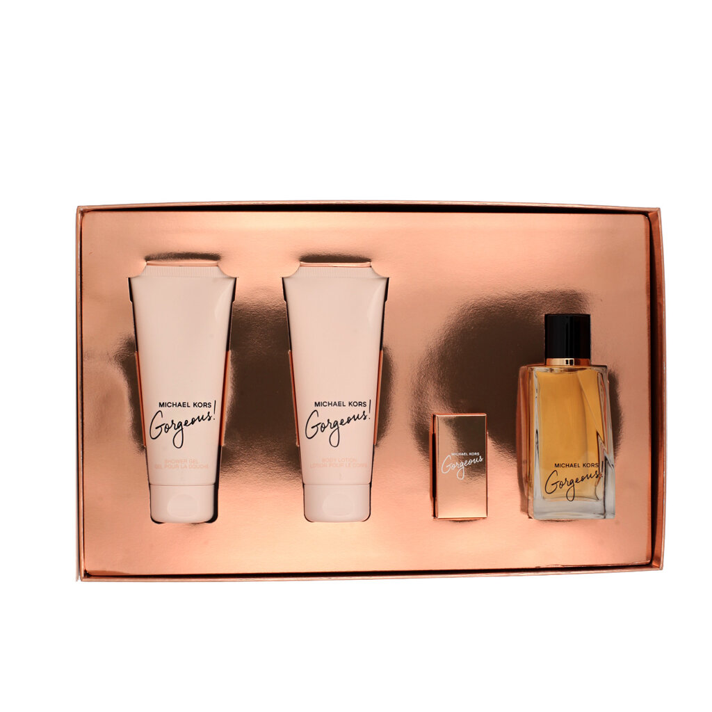 Michael Kors Gorgeous Coffret Eau de Parfum 100 ml + Mini + Gel + Lait Corps - Parfum Privilège