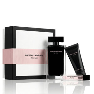 Narciso Rodriguez For Her Coffret Eau de Toilette 100 ml + Mini 10 ml + Lait corps 50 ml - Parfum Privilège